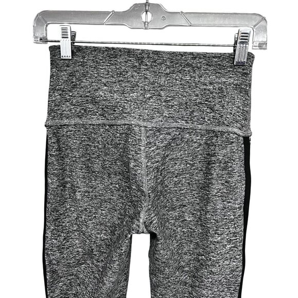 Beyond Yoga Spacedye Caught in the Midi High Waist Heather Gray Black Leggings M - Picture 6 of 9